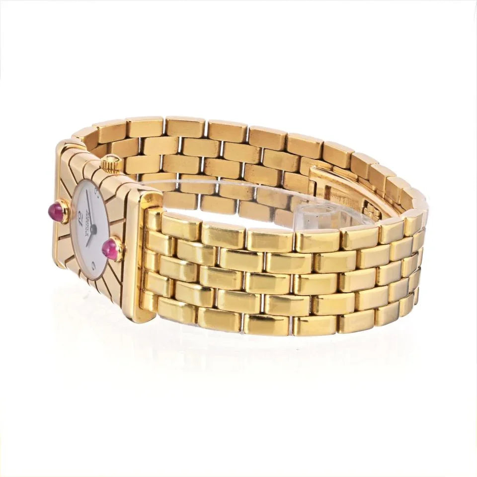Van Cleef & Arpels Façade 18K Yellow Gold Vintage Women Watch - The Back Vault