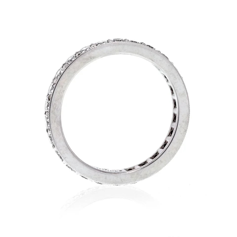 Tiffany & Co. Platinum Round Diamond Eternity From Legacy Collection Ring - The Back Vault