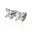 Tiffany & Co. Platinum 1.62cts Victoria Large Model Stud Earrings - The Back Vault