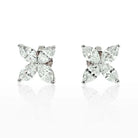 Tiffany & Co. Platinum 1.62cts Victoria Large Model Stud Earrings - The Back Vault