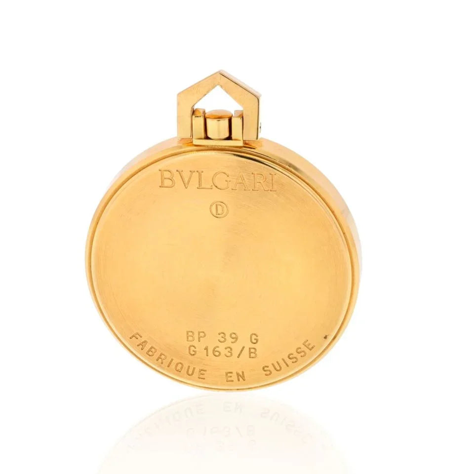 Bvlgari Bvlgari 18K Yellow Gold Pocket Women Watch - The Back Vault
