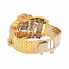 Platinum & 18K Yellow Gold 1950's Diamond And Sapphire Bracelet - The Back Vault
