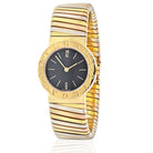 Bvlgari 18K Yellow Gold Tubogas Round Dial Women Watch - The Back Vault