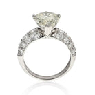 3.63 Carat Pear Cut Diamond Engagement Ring - The Back Vault