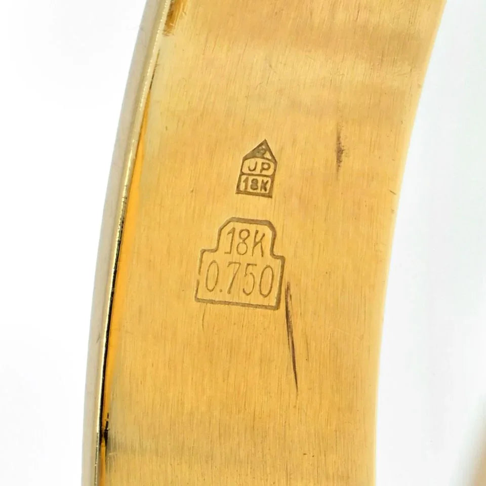 Corum 18K Yellow Gold Oval Blue Dial Wrist Women Watch - The Back Vault