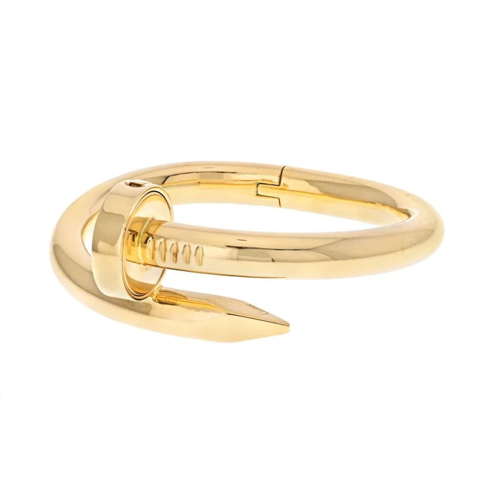 Cartier Juste Un Clou 18K Yellow Gold Large Model Size 18 Bracelet - The Back Vault