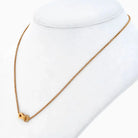 Cartier 18K Rose Gold Agrafe Diamond Necklace - The Back Vault