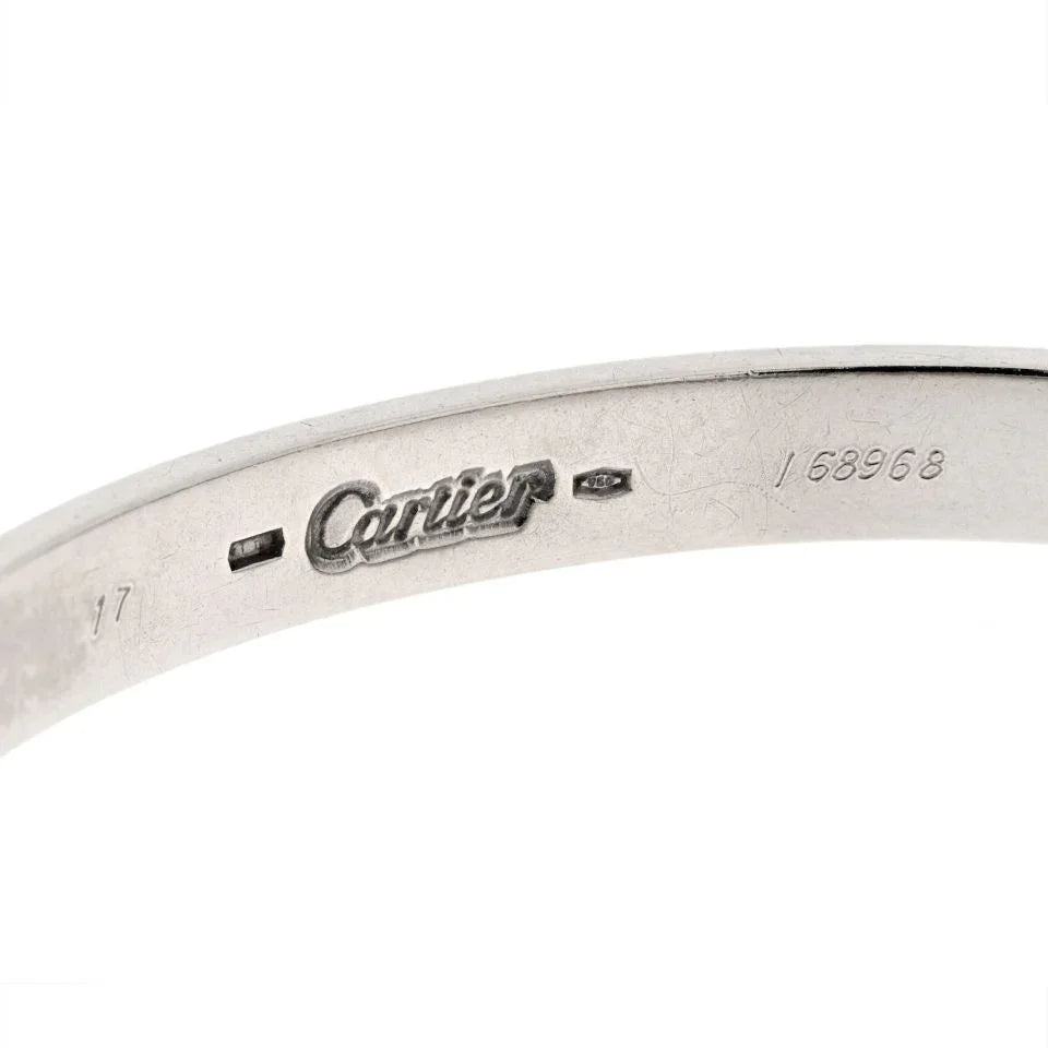 Cartier 18K White Gold 1993 Love Bracelet Size 17 Bracelet - The Back Vault