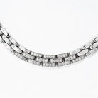 Cartier 18K White Gold Maillon Panthere 3 Row Diamond Necklace - The Back Vault