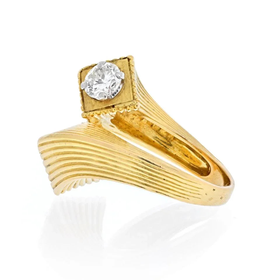 Kutchinsky 18K Yellow Gold Toi Et Moi Diamond 1.60cts Ring - The Back Vault