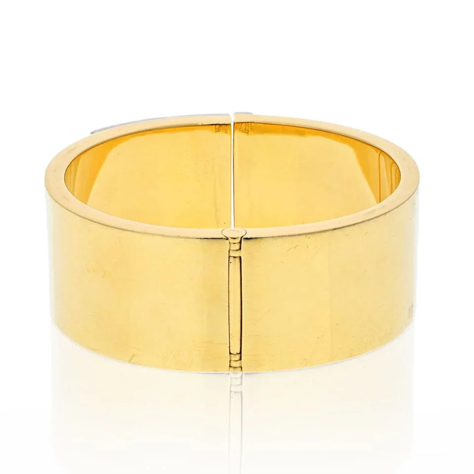 Tiffany & Co. 18K Yellow Gold 4.80 Carat Diamond Cuff Bracelet - The Back Vault