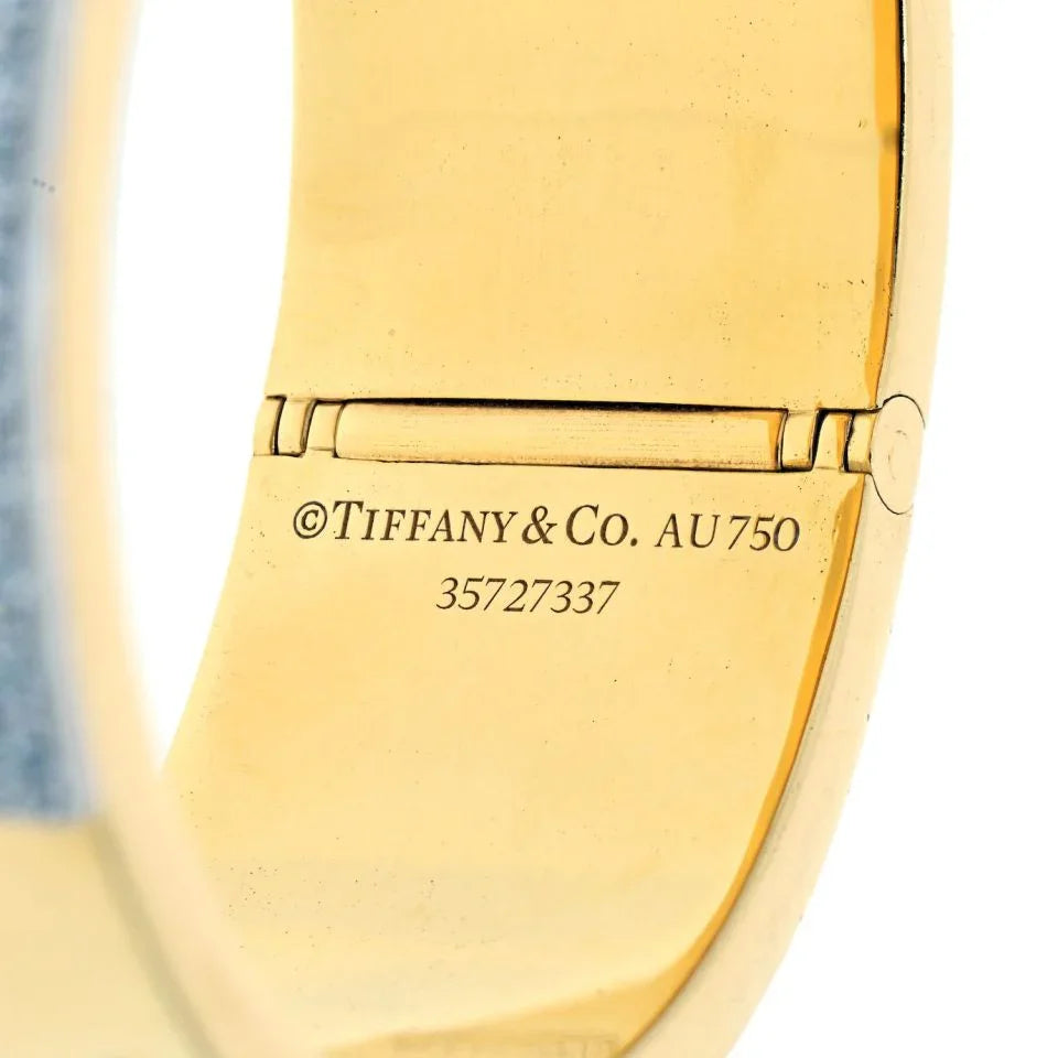 Tiffany & Co. 18K Yellow Gold 4.80 Carat Diamond Cuff Bracelet - The Back Vault