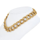 Bvlgari 18K Yellow Gold Round Gold Link Choker Necklace - The Back Vault
