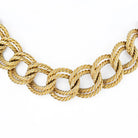 Bvlgari 18K Yellow Gold Round Gold Link Choker Necklace - The Back Vault