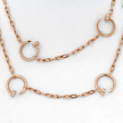 Cartier Juste Un Clou 18K Rose Gold Diamond Chain 35 Inch Necklace - The Back Vault