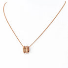 Bvlgari 18K Rose Gold B Zero 1 Pendant - The Back Vault