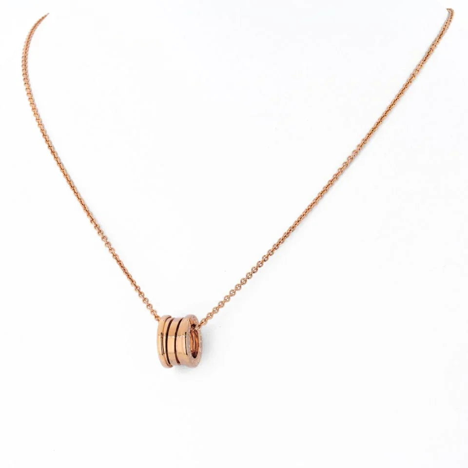 Bvlgari 18K Rose Gold B Zero 1 Pendant - The Back Vault