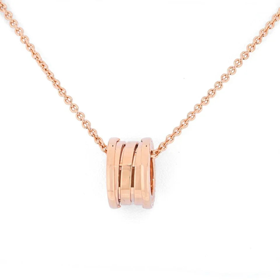 Bvlgari 18K Rose Gold B Zero 1 Pendant - The Back Vault