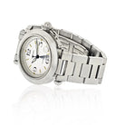 Cartier Stainless Steel Pasha 35mm White Dial Round Women Watch - The Back Vault
