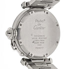 Cartier Stainless Steel Pasha 35mm White Dial Round Women Watch - The Back Vault