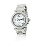 Cartier Stainless Steel Pasha 35mm White Dial Round Women Watch - The Back Vault