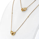 18K Yellow Gold Pave Set Diamond Link Chain 3.75cts Necklace - The Back Vault