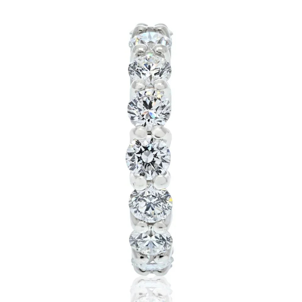 Platinum 3.87cttw Diamond Eternity Eternity Band - The Back Vault