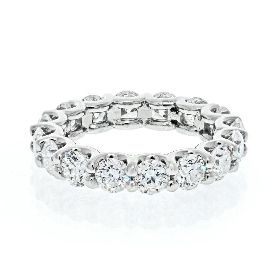 Platinum 3.87cttw Diamond Eternity Eternity Band - The Back Vault
