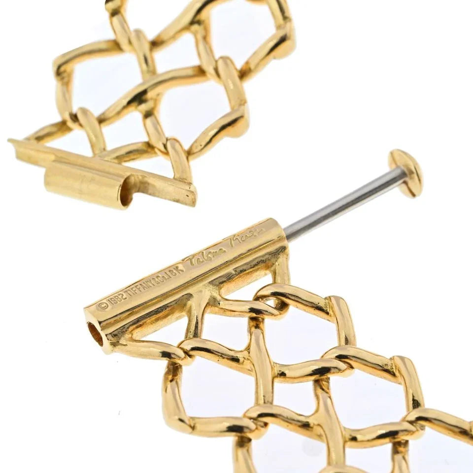 Tiffany & Co. 18K Yellow Gold Paloma Picasso Openwork Choker Necklace - The Back Vault