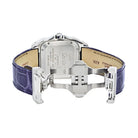 Cartier 18K White Gold Santos 100 Unisex White Gold Diamond Unisex Watch - The Back Vault