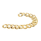 Tiffany & Co. 18K Yellow Gold Heart Shaped Curb Link Vintage Bracelet - The Back Vault