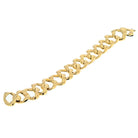 Tiffany & Co. 18K Yellow Gold Heart Shaped Curb Link Vintage Bracelet - The Back Vault