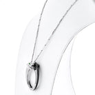 Cartier 18K White Gold Ceramic, Black Ceramic, Panthere Necklace - The Back Vault