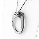 Cartier 18K White Gold Ceramic, Black Ceramic, Panthere Necklace - The Back Vault
