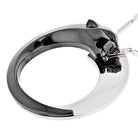 Cartier 18K White Gold Ceramic, Black Ceramic, Panthere Necklace - The Back Vault