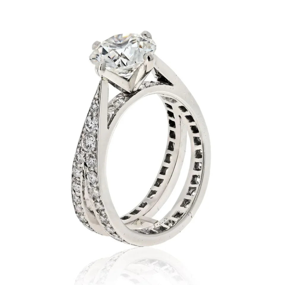 Tiffany & Co. 1.79 carat Round Diamond H/VVS1 GIA Ring - The Back Vault