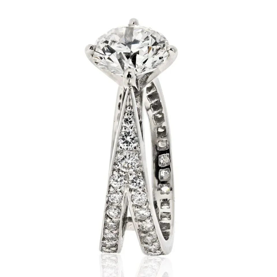 Tiffany & Co. 1.79 carat Round Diamond H/VVS1 GIA Ring - The Back Vault