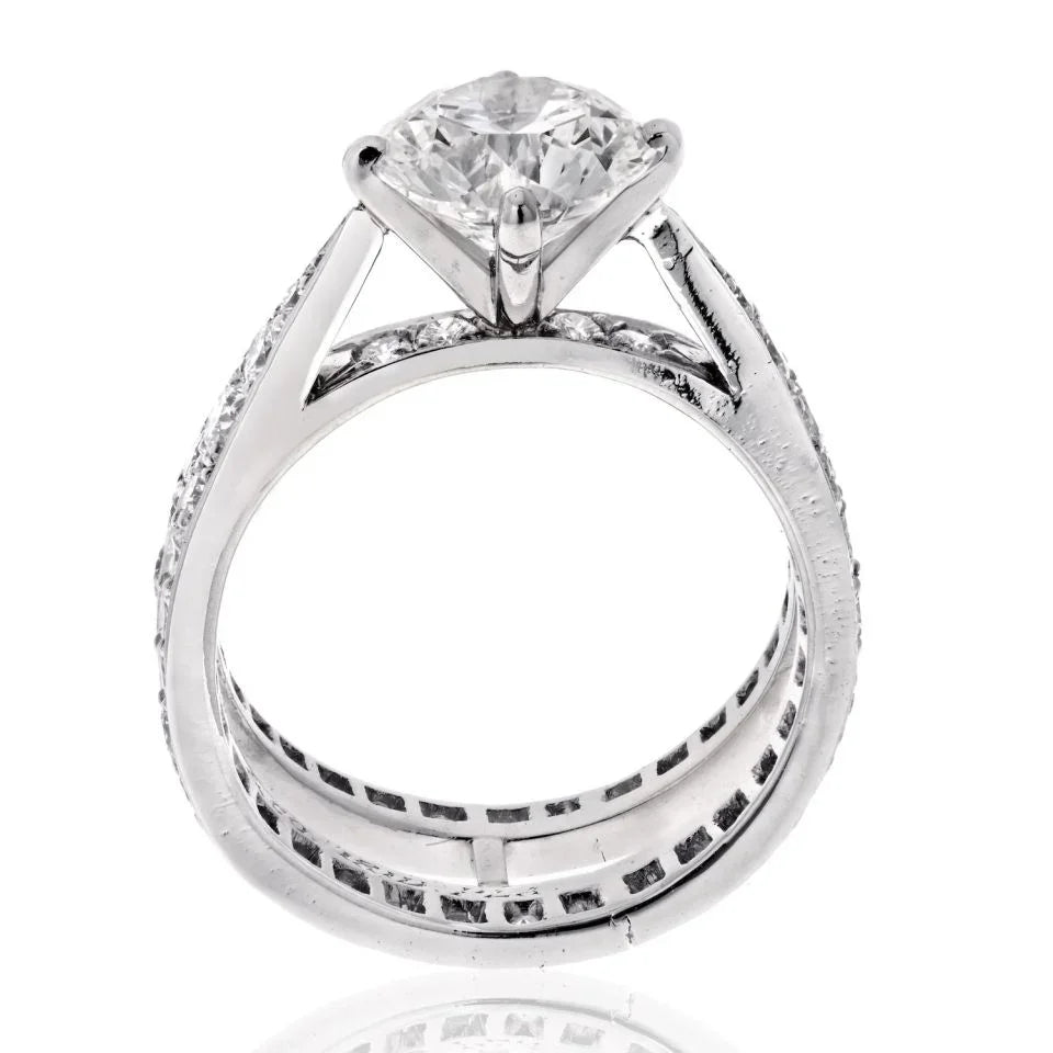 Tiffany & Co. 1.79 carat Round Diamond H/VVS1 GIA Ring - The Back Vault
