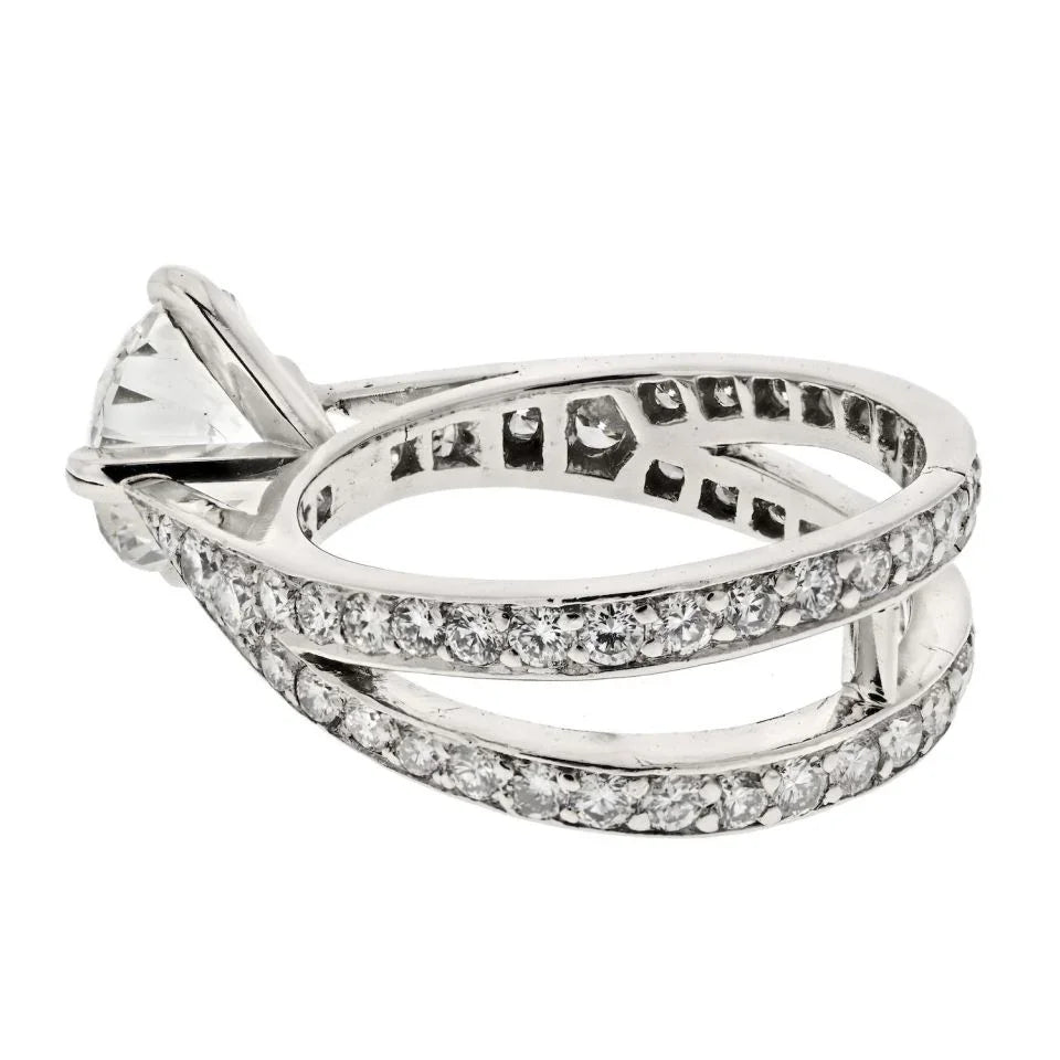 Tiffany & Co. 1.79 carat Round Diamond H/VVS1 GIA Ring - The Back Vault