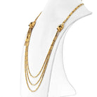 Cartier 18K Yellow Gold Double Panthere Tassel Long Strand Necklace - The Back Vault