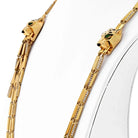 Cartier 18K Yellow Gold Double Panthere Tassel Long Strand Necklace - The Back Vault