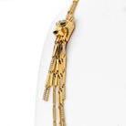 Cartier 18K Yellow Gold Double Panthere Tassel Long Strand Necklace - The Back Vault