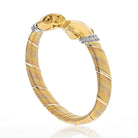 Cartier 18K Tri Color 1990 Cougar Double Head Panthere Bracelet - The Back Vault
