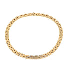 Cartier 18K Yellow Gold Diamond Maillon Panthere Triple Row Necklace - The Back Vault