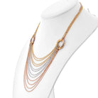 Cartier 18K Tri Color Trinity Draped Multicolor Necklace - The Back Vault
