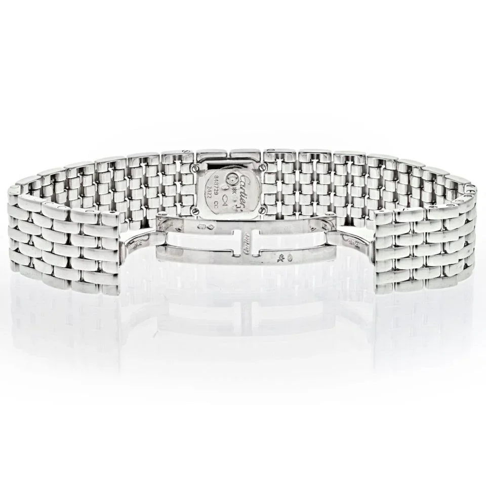 Cartier 18K White Gold Swiss Made Panthere Ruban Quartz Women Watch - The Back Vault