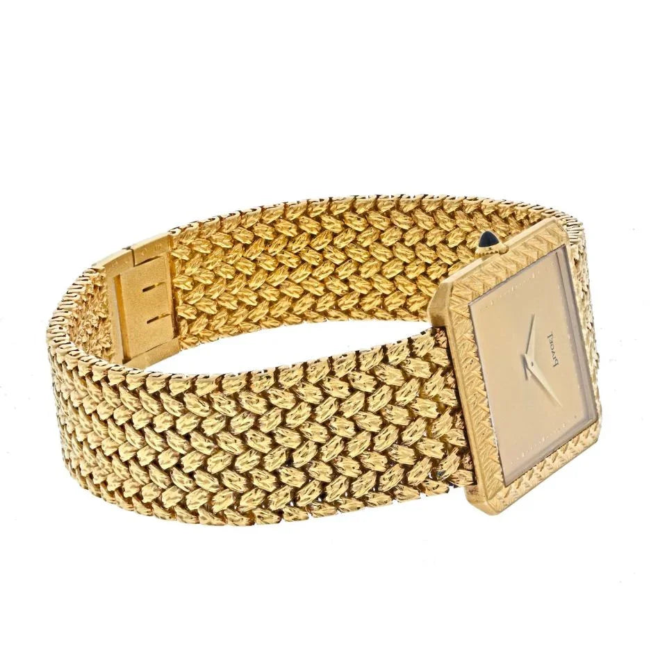 Piaget 18K Yellow Gold 1970's Vintage Women Watch - The Back Vault