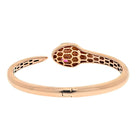Bvlgari 18K Rose Gold Serpenti Petite Diamond Snake Bangle Bracelet - The Back Vault