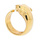 Cartier 18K Yellow Gold Panthere De Cartier Size 55 Ring - The Back Vault
