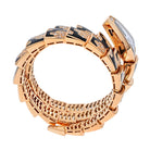 Bvlgari 18K Rose Gold Black Enamel Diamond SP P 26G Women Watch - The Back Vault